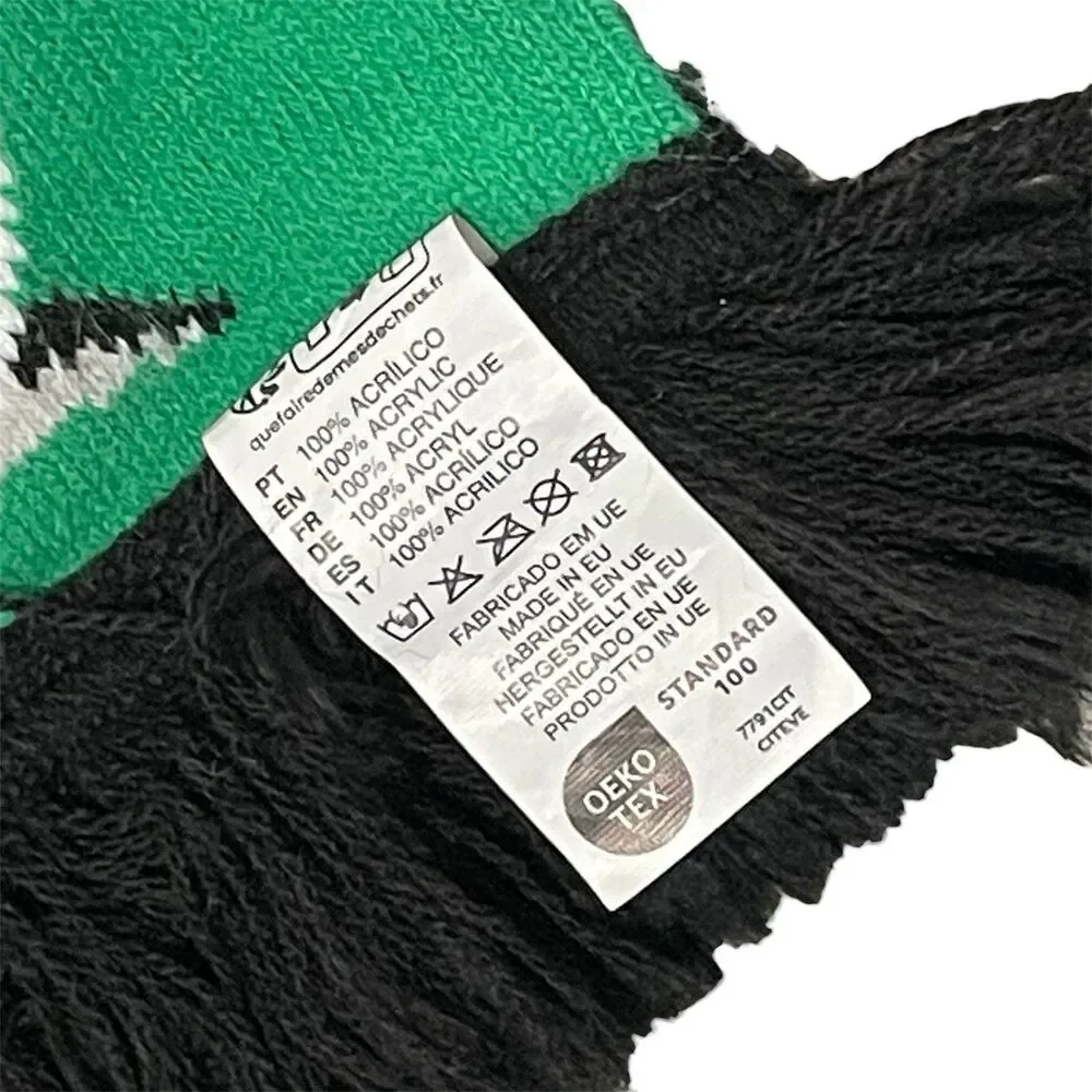 Austin FC Soccer Scarf Continental Dr. Dax Design Fringe Double Sided 46” x 7”